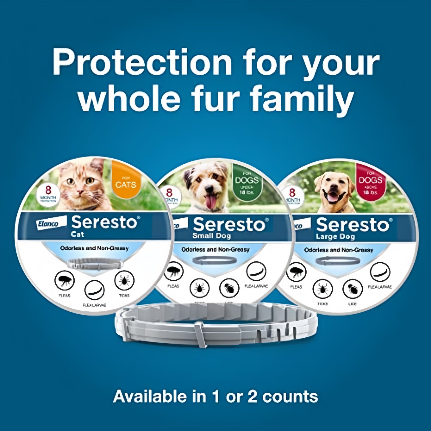 Seresto Flea and Tick Collar for Dogs