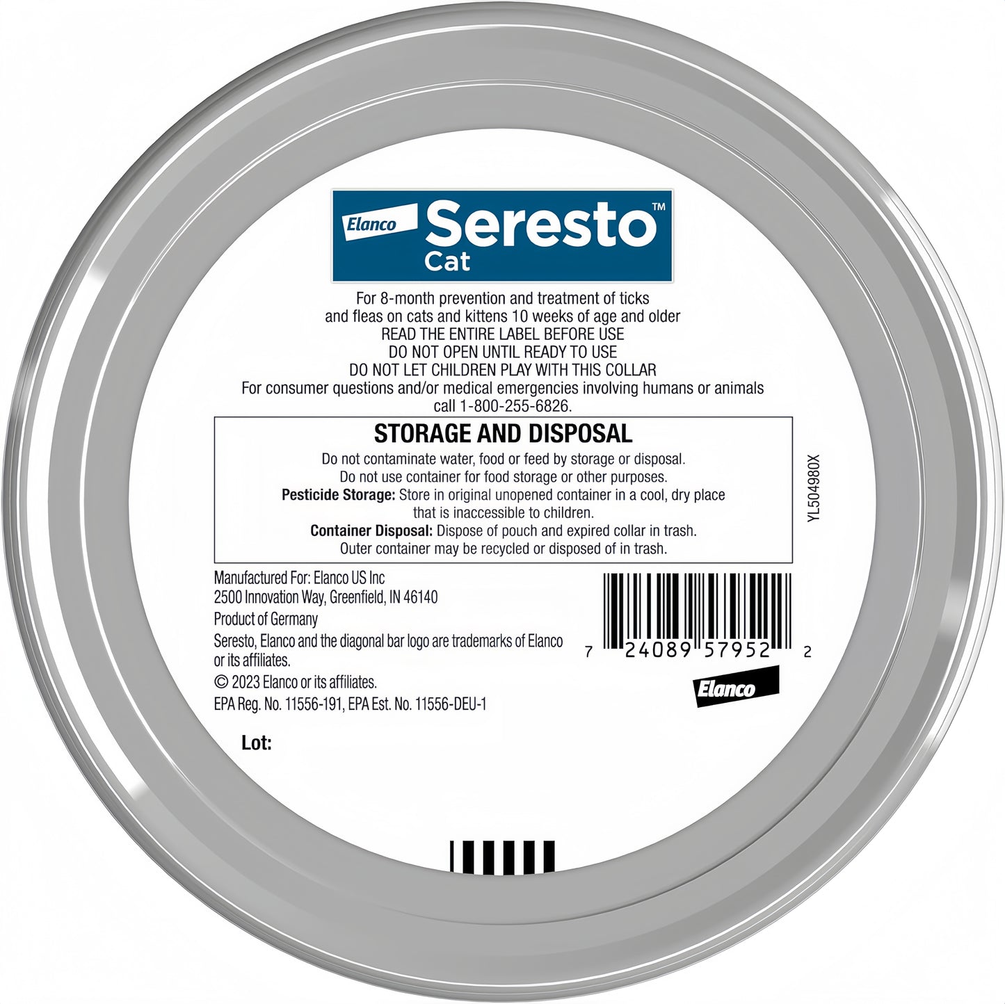 Seresto Flea and Tick Collar for Cats